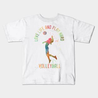 Volleyball girl Kids T-Shirt